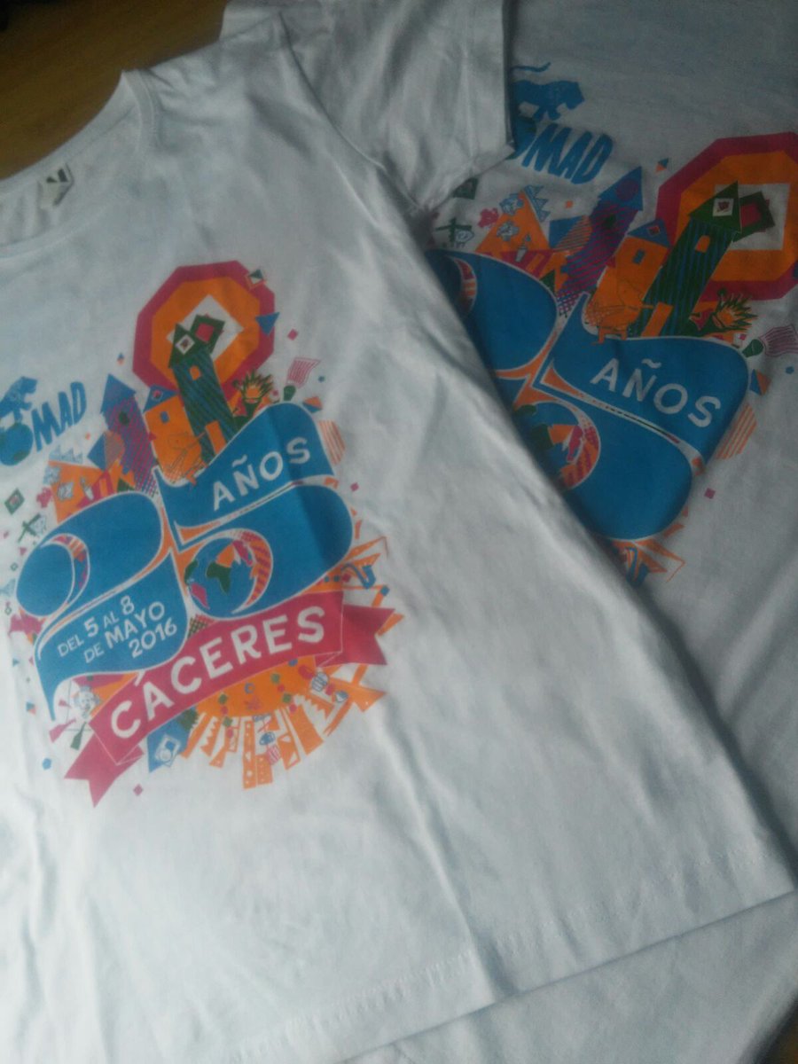 ¡SÚPER SORTEO! ¡2 camisetas oficiales del 25 aniversario del WOMAD! RT para participar. ¡Solo hasta el sábado! 😉 🎶