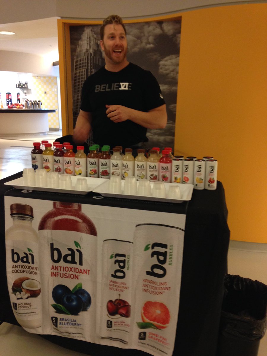 Bai sampling going on today in the cafe !!!!!