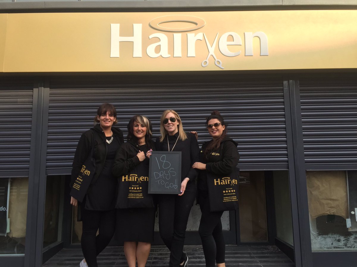 Hairven1's tweet photo. 18 days to go to your new multi award winning salon book in on 01159430007 @BeestonNg9 @LetsGoToBeeston @ng9online https://t.co/rwyEvodEAM