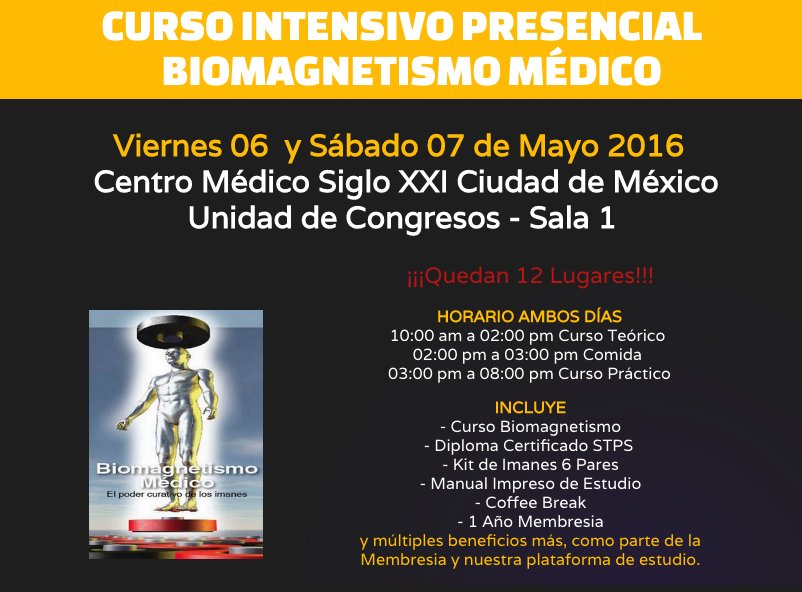 Biomagnetismo Capacitación tweet media