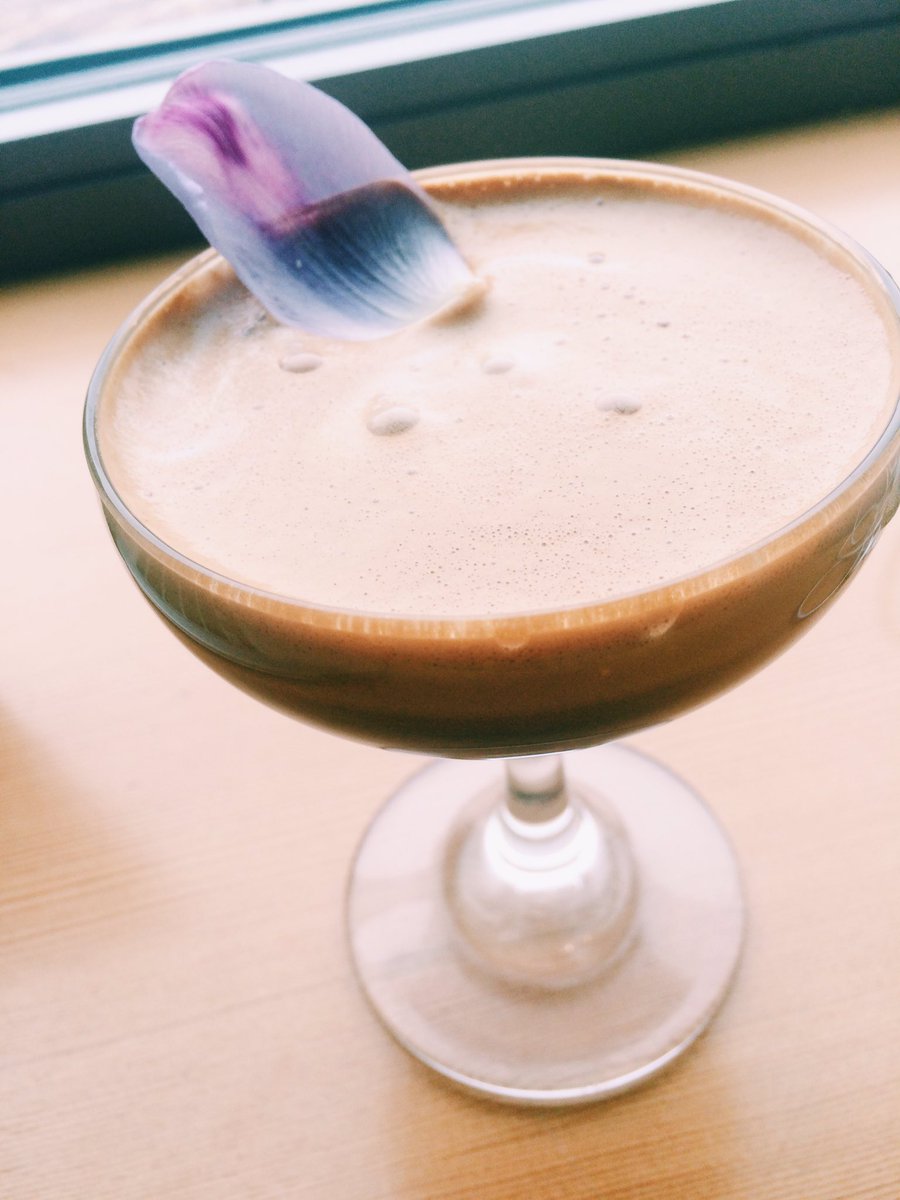 nomchecklist's tweet photo. The Lady Rose: espresso, cardamom, rose water, orange juice and almond milk @CeremonyCoffee #nomchecklist https://t.co/0ftsHZvROk
