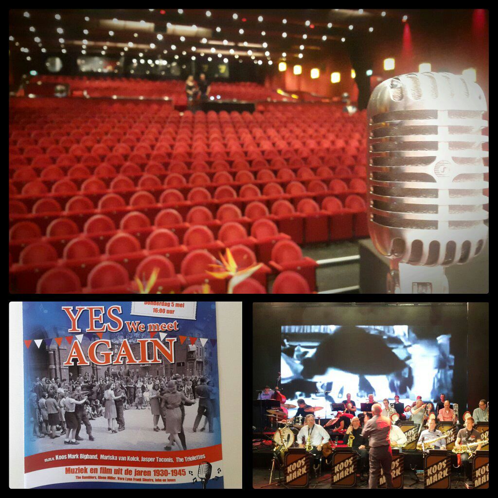 Een te gekke middag gehad in het #CrownTheater op het bevrijdingsconcert 'Yes we meet again' met BigBand Koos Mark!