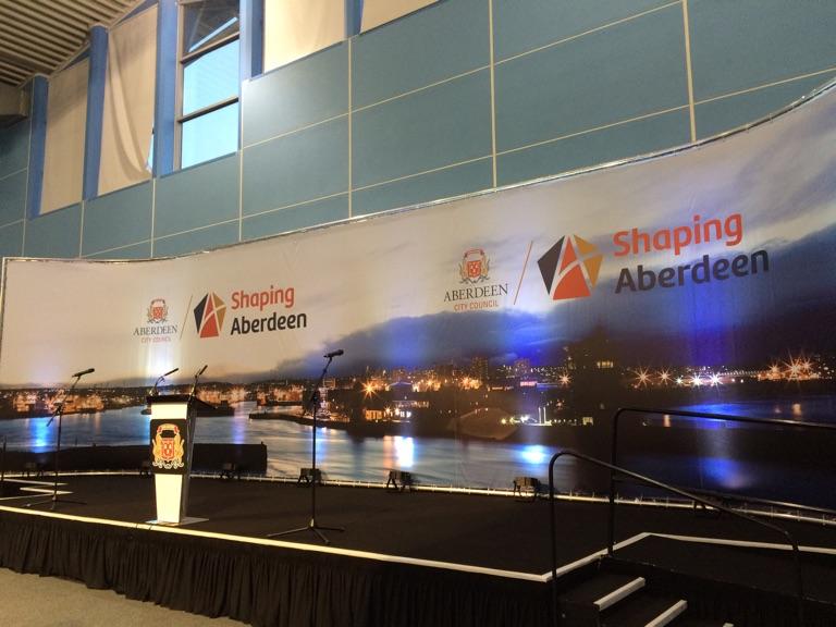 AberdeenCC's tweet image. Final preparations taking place at RGU Sport for #SP2016 Remember that polling stations close at 10pm