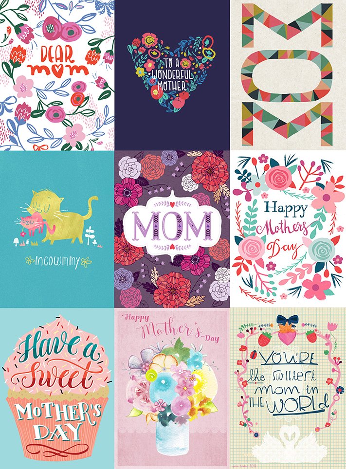 astound_us's tweet photo. New #greetingcarddesigns for #MothersDay in the US! More to come at Booth 232 @surtex https://t.co/suvxl3Fc6c https://t.co/abDnEzSMWc