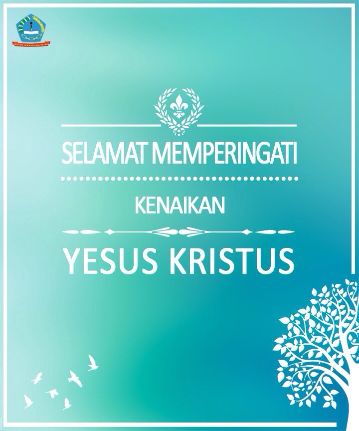Selamat Memperingati KENAIKAN YESUS KRISTUS bagi seluruh umat yang merayakan.

#stanners
#kembaliyangkasih