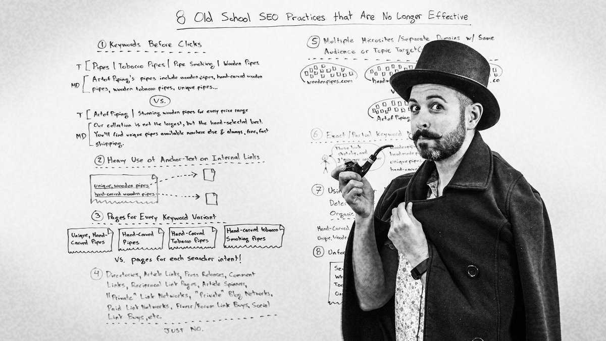 SEOforlondon's tweet image. 8 #OldSchool #SEOPractices That Are No Longer Effective - Whiteboard Friday rtag.co/jAeM