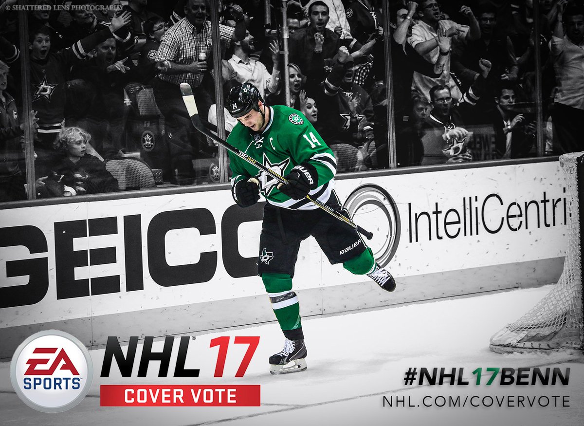 ShatteredLensTX's tweet photo. It's Twitter Thursday! 
Double up your votes by tweeting &amp; retweeting #NHL17Benn all day! https://t.co/xdPUzUGPkk
