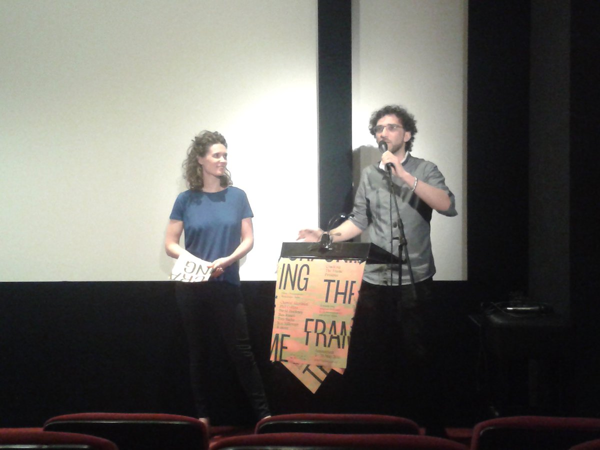 cracking_frame's tweet image. Opening speech by Christian Pazzaglia and Heidi Vogels about @cracking_frame's history