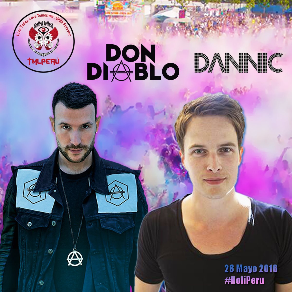 miguelplusedm's tweet photo. y este 28 de MAYO #DonDiablo #Dannic en #HoliPeru a vibrar y saltar con #FutureHouse #BigRoom #TMLPeru https://t.co/8Jcw4iDT6r