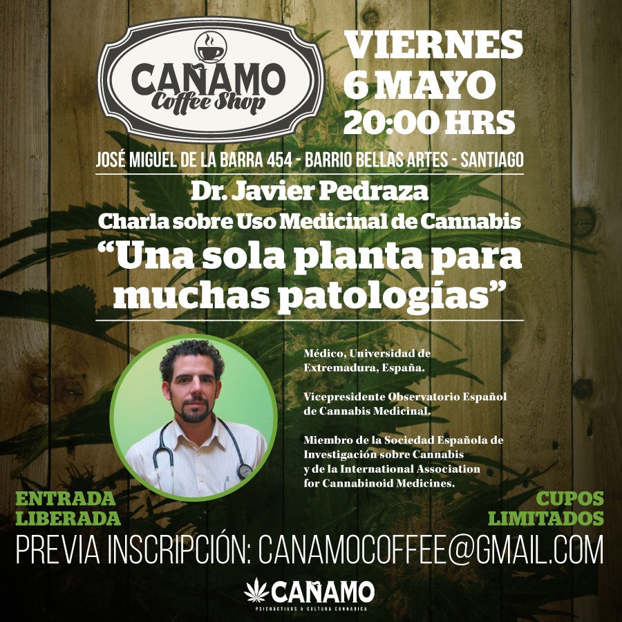 canamochile's tweet photo. Mañana viernes 6 de mayo a las 20:00 hrs en #CáñamoCoffeeShop https://t.co/hscIRmWRF0