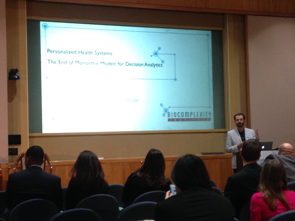 MetiStream's tweet photo. Dr Christopher Barrett @virginia_tech #nvtcbigdata #Analytics talks Personalized Health @InovaHealth https://t.co/68AWX9pEua
