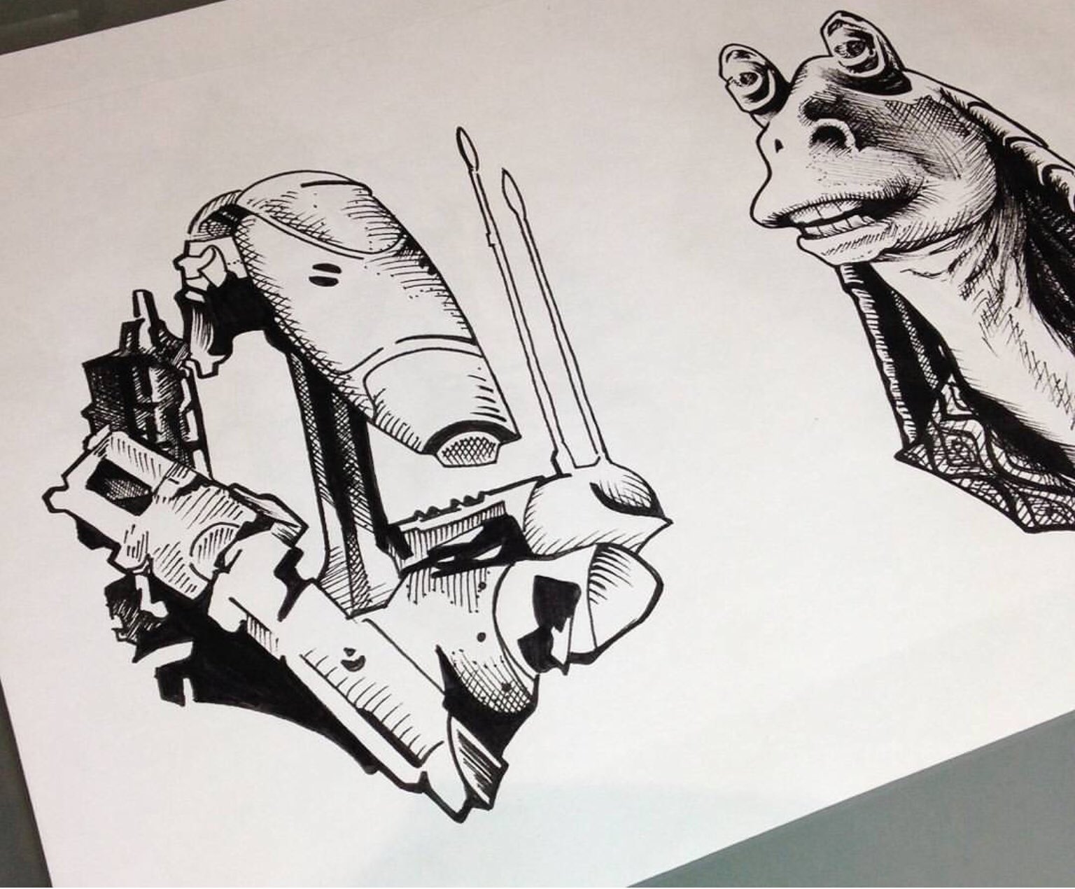 Rasenk Tattoo on Twitter "Battle Droid disponible para tatuar rasenk