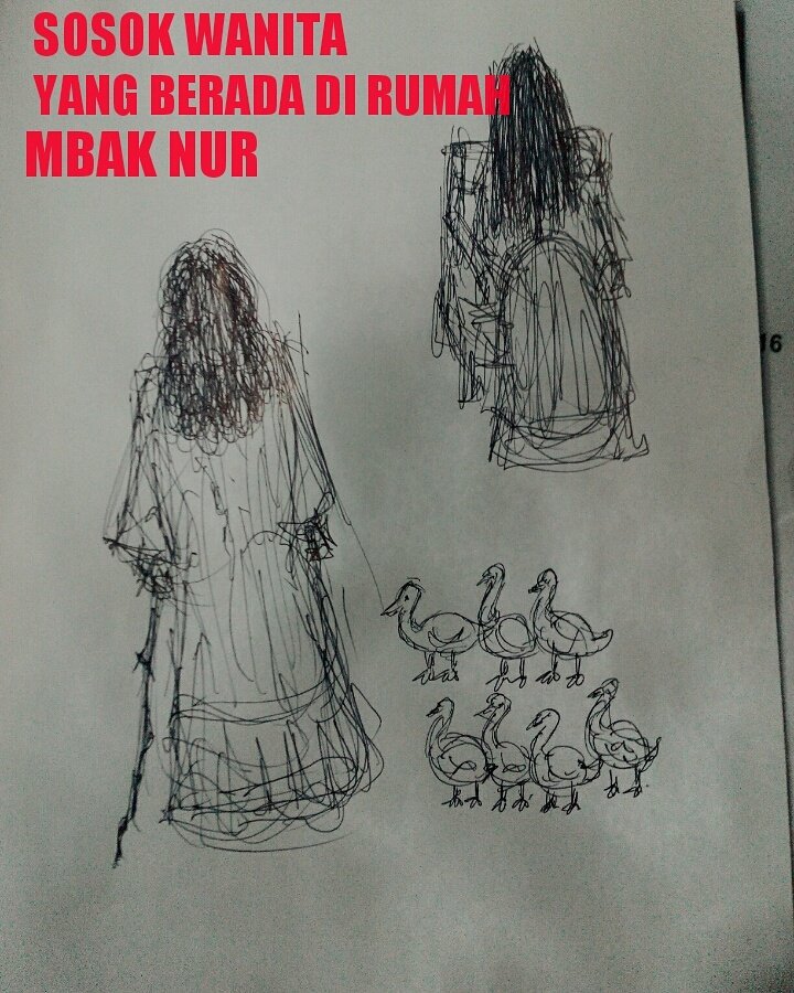 #SketsaNightmare cerita rumah Mbak Nur