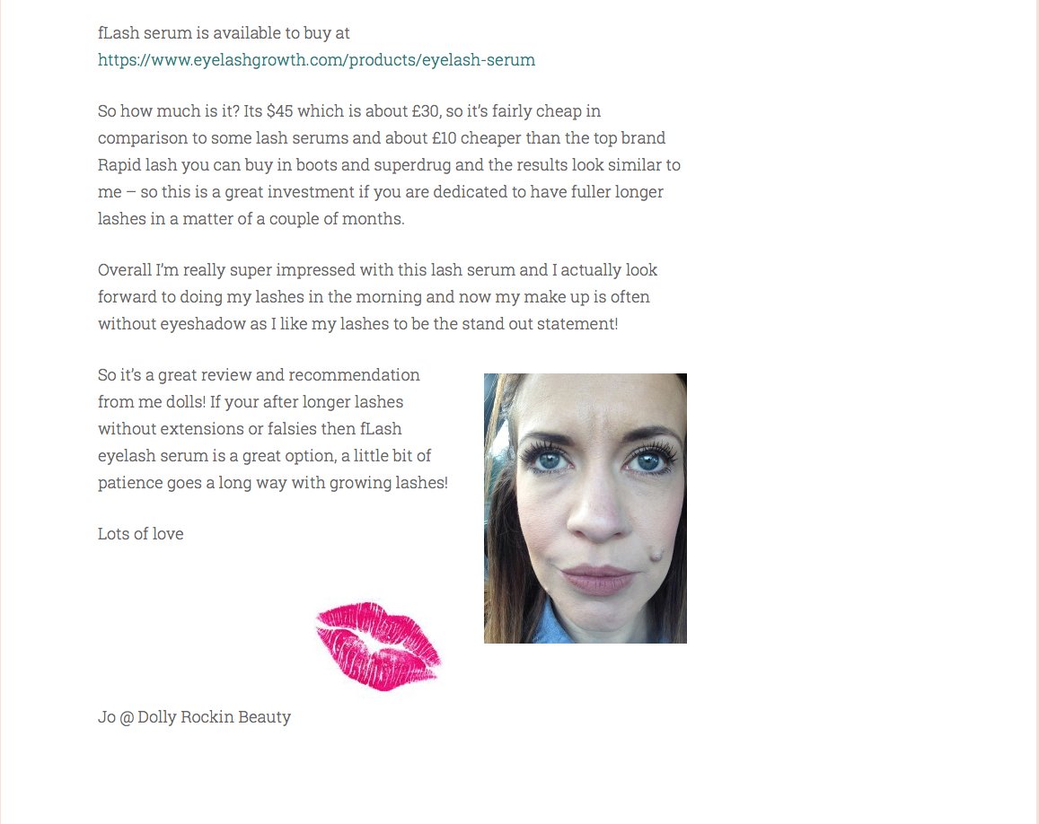 fLashEyelash's tweet photo. @dollyrockin has the most gorgeous #eyelashes after using #fLashSerum. Go see for yourself: https://t.co/6kpMTefPzm https://t.co/jwwqxkDEbg