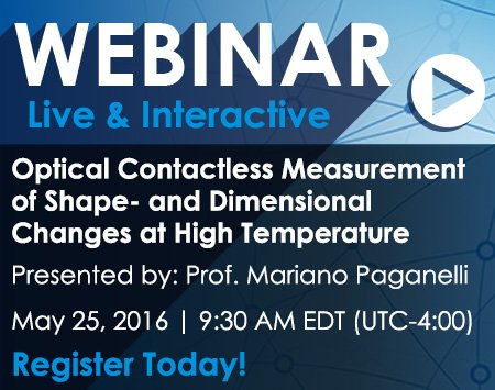TAInstruments's tweet photo. Please join us for our upcoming #Webinar on #Optical #Dilatometry! Register here: https://t.co/W85LBRoIFg https://t.co/x5B9YSw01n