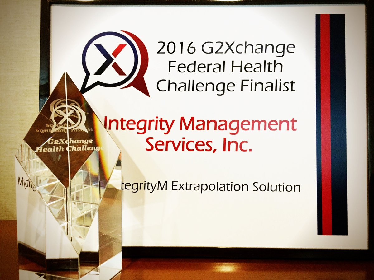 integritym_inc's tweet image. We are so proud to be awarded the Best Small Business Product trophy last night @FedHealthIT @G2XHealth