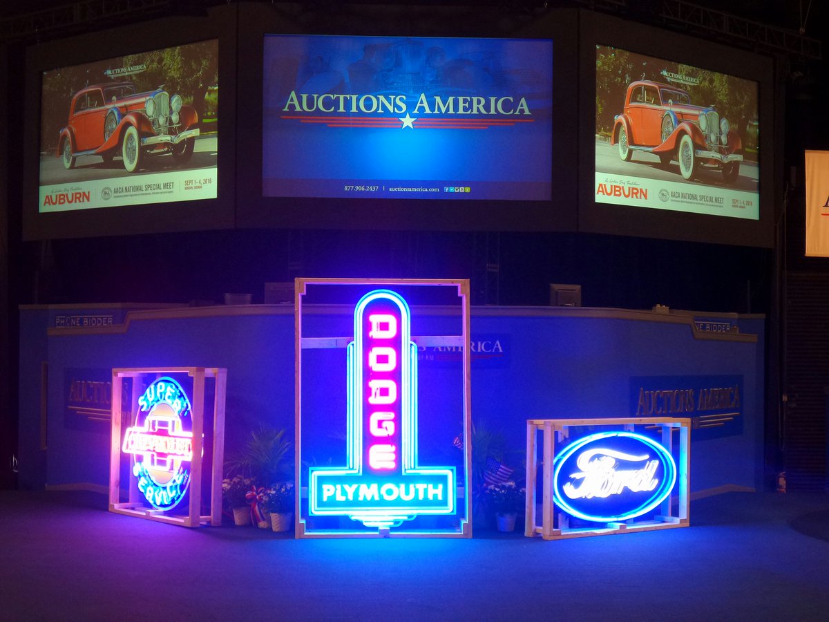 auctionsamerica's tweet photo. Today after the last car crosses the block, there will be an #AAAuburn GIVEAWAY for Reg. Bidders! #MustBePresent2Win https://t.co/KFqWZ71shS