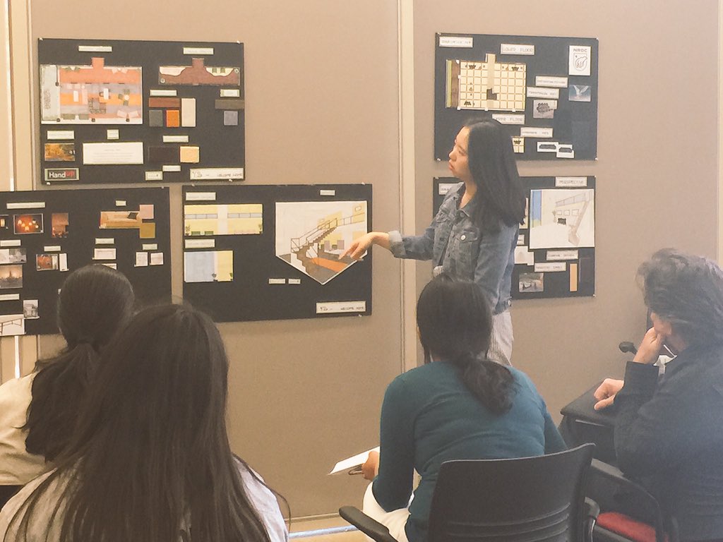 GibbsSooner's tweet image. Great freshmen work from our @OU_Int_Design division! #design #interiordesign