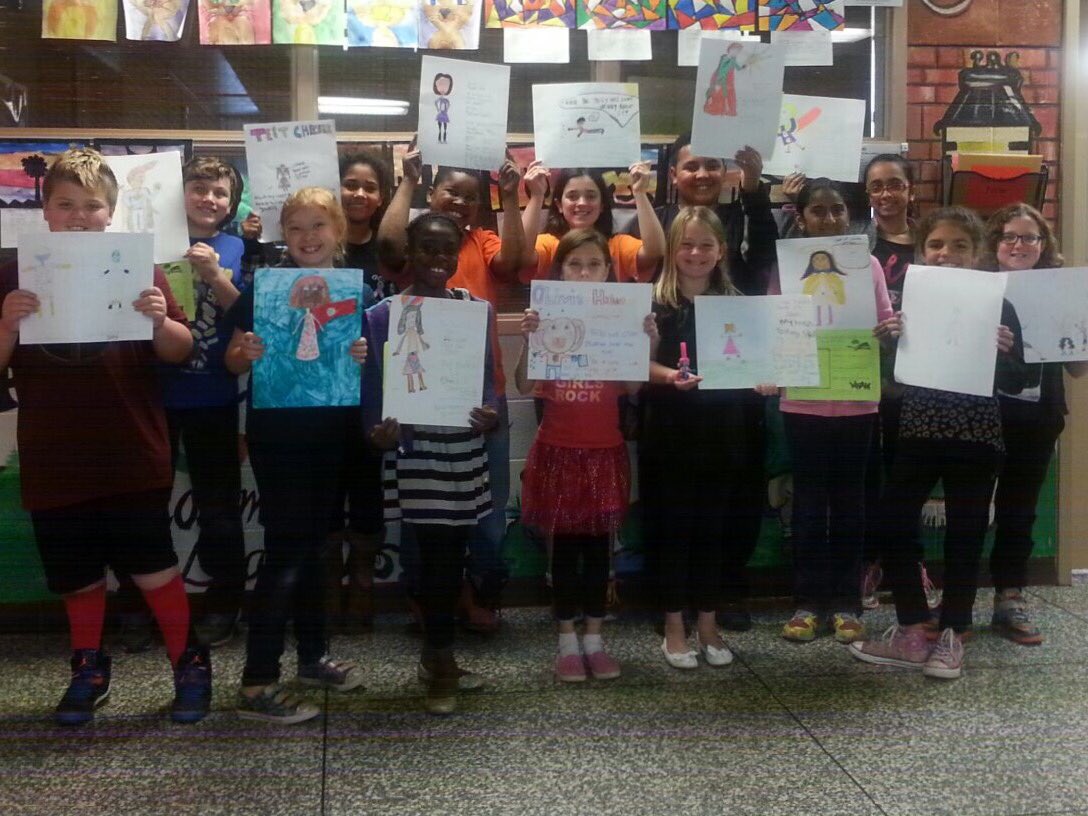 Unleashing their testing Super Powers!! 4th graders created their own Testing Super Heroes with KPREP superpowers!