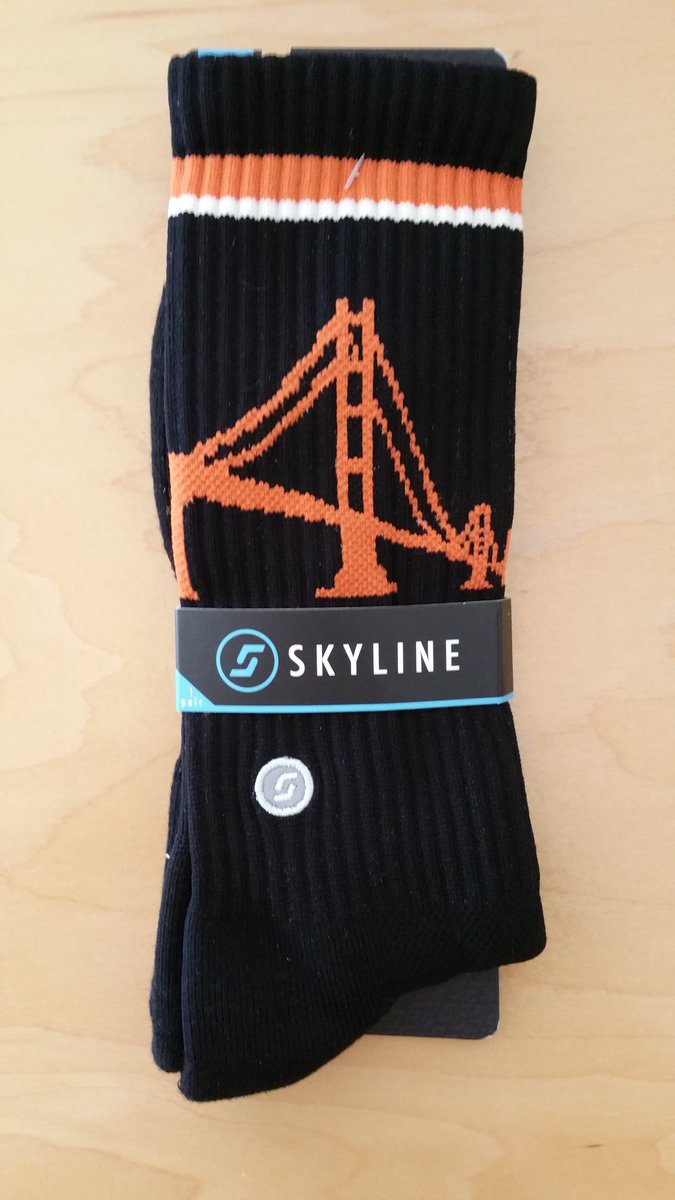 JeffSoptic's tweet photo. @skylinesocks for hooking me up with these San Francisco socks! #repyourstep https://t.co/t6Joxjg59X