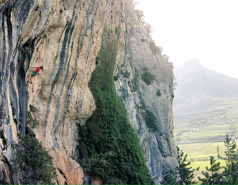 Popped just for a moment to Figols and sent a beautiful route called Aspid 8b RP amazing #climbing!