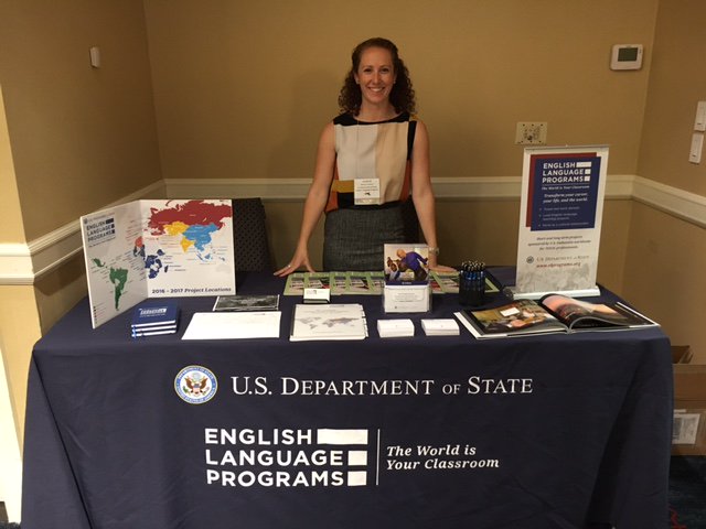 ELPrograms's tweet photo. Visit our booth at #MATSOL2016 to learn how to teach at universities overseas as a Fellow! #MATSOL https://t.co/th9KO06sDh