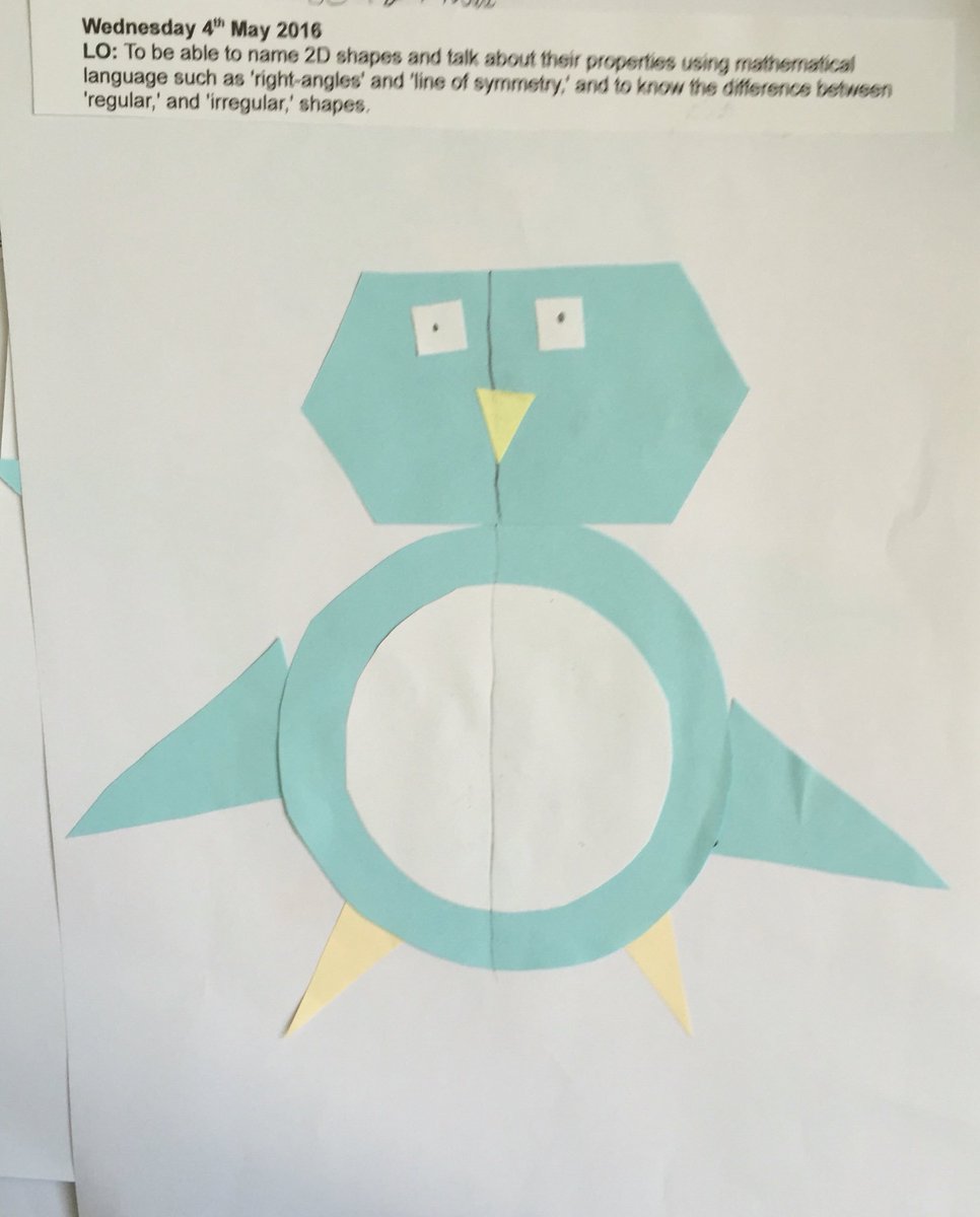 bethysj's tweet photo. yesterday we followed instructions to create images of animals from 2D shapes! #ysjprimed #ysjmaths https://t.co/Ecg025MZ2j