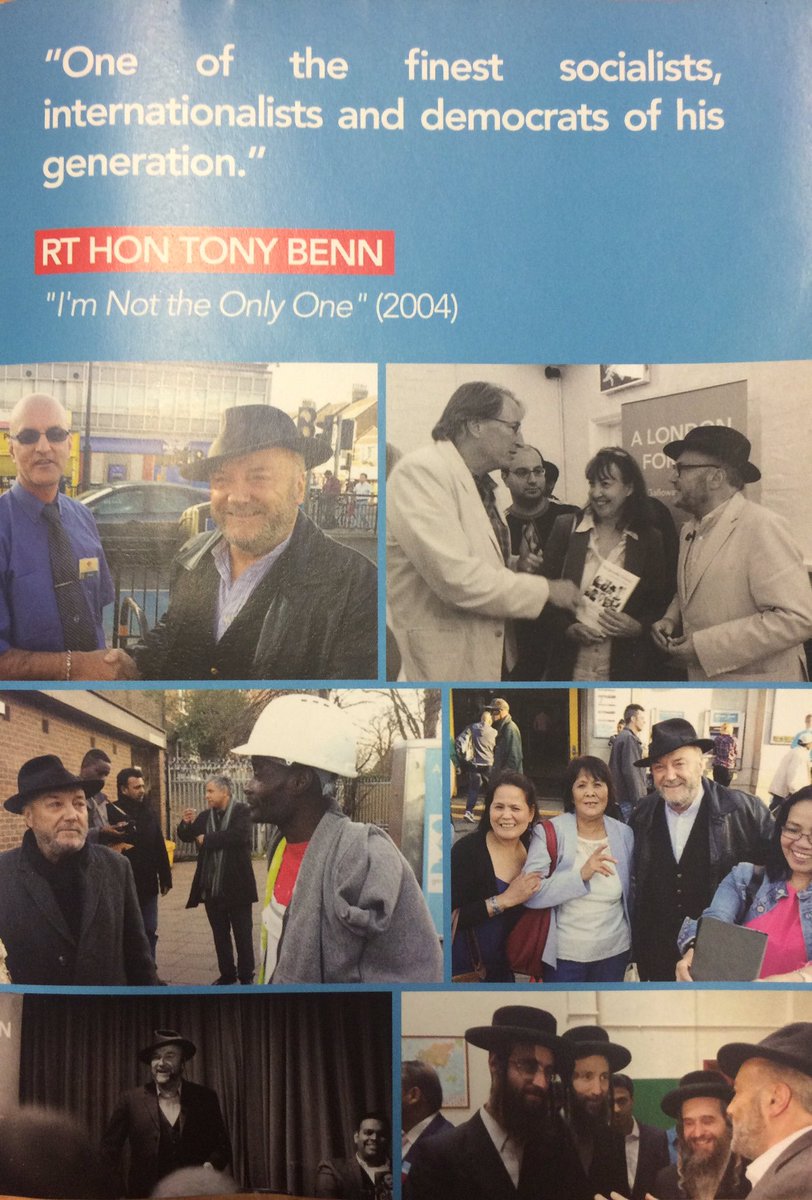 #TonyBenn #VoteGalloway #LondonMayor2016 A Vote For Galloway Is a Vote For Humanity.