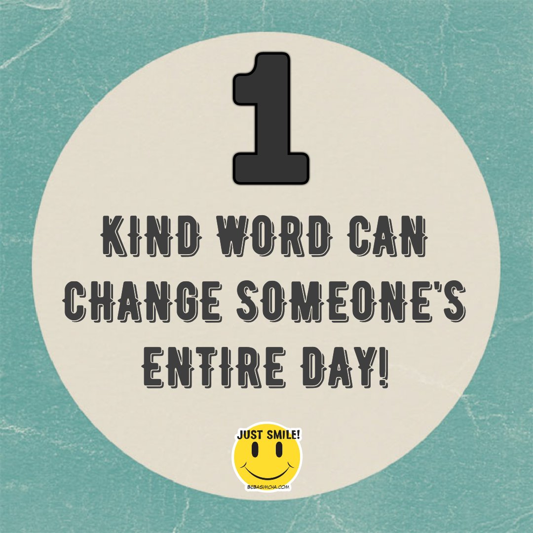 BasimchaPicture's tweet image. 1 KIND WORD CAN CHANGE SOMEONE'S ENTIRE DAY!

#BPositive #ThinkPositive #NeverGiveUp #KeepSmiling #DailyMorningQuote