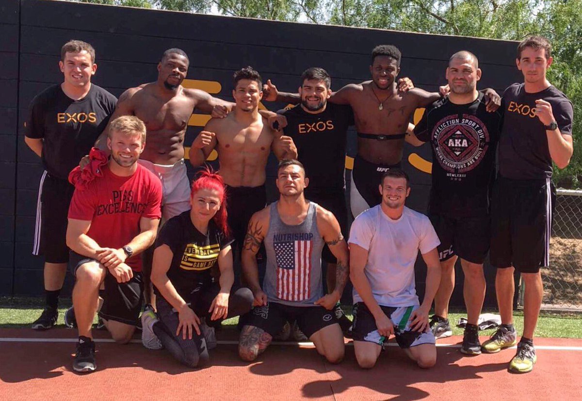 CubSwanson's tweet photo. Another hard day in the books here at @TeamEXOS What a great environment to test my skills &amp; grow as an athlete @ufc https://t.co/BWtzaNA5DL