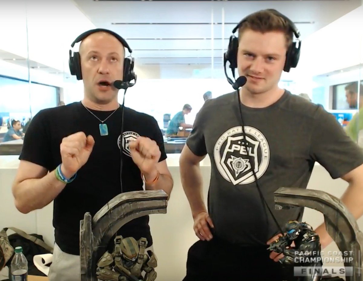 DJBluePDX's tweet image. What happens when @PBLHalo lets @JamesFuryNH &amp;amp; I alone on Camera for 2 minutes? @Halo @GH057ayame @bsangel #DJames