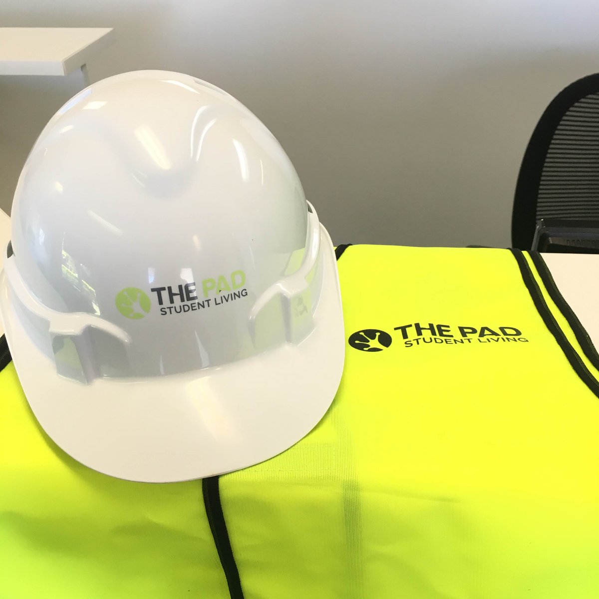 Always feeling excited on Friday!! See our new staff helmet and gear. :)