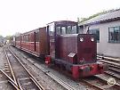 DieselRSociety's tweet photo. @DieselRSociety For anyone wondering what the Talyllyn diesels look like. Merseysider, Alf, Trecwn and St Cadfan. https://t.co/hrJC8tliLW
