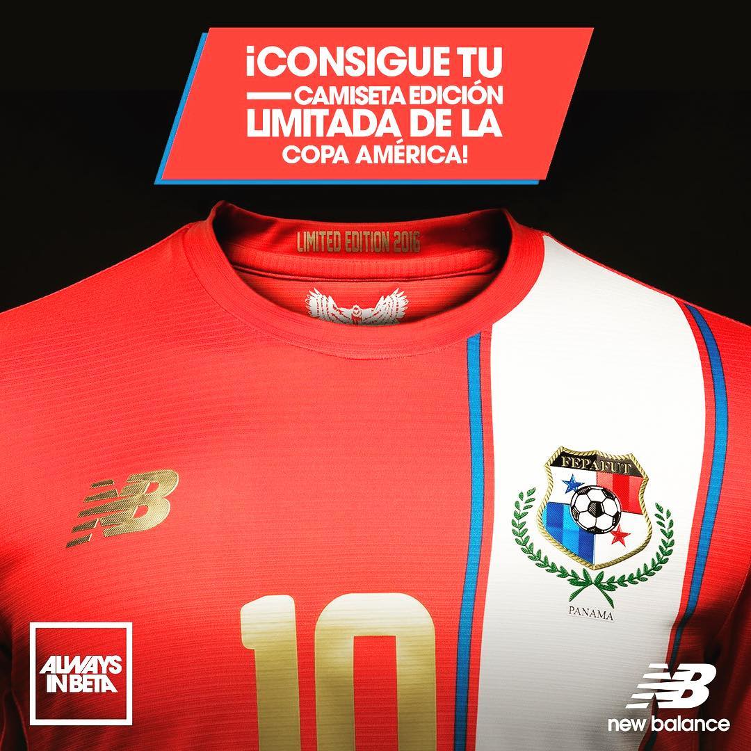 Consigue a partir de las 4pm en tiendas @newbalancepty la camiseta edición limitada de la Selección de Panamá