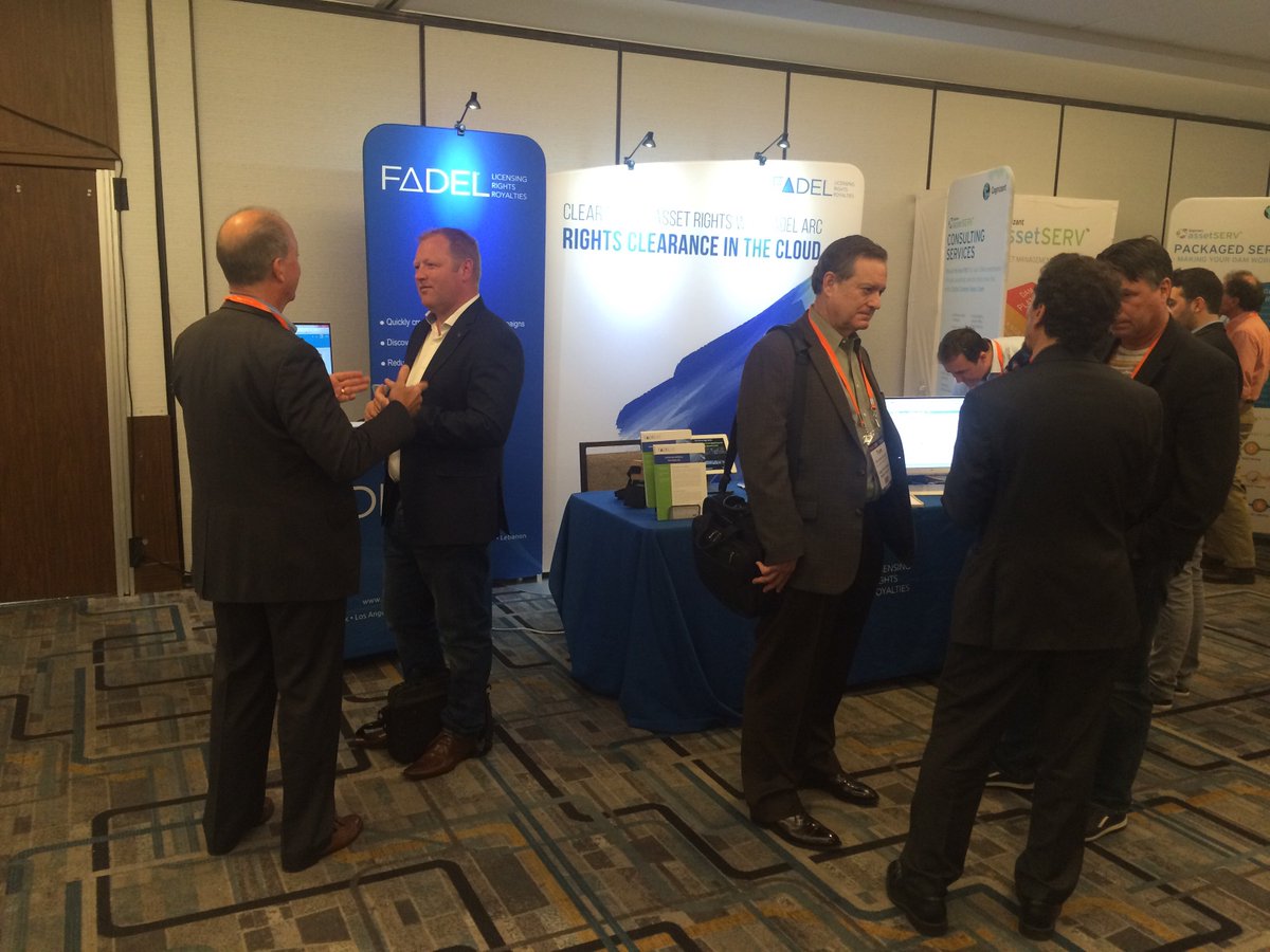 FADELSoftware's tweet photo. #DAMNY is winding down, but you can still learn about #assetrights! Stop by booth 24 for a demo &amp; a snazzy tshirt https://t.co/KJ9hwy3bba