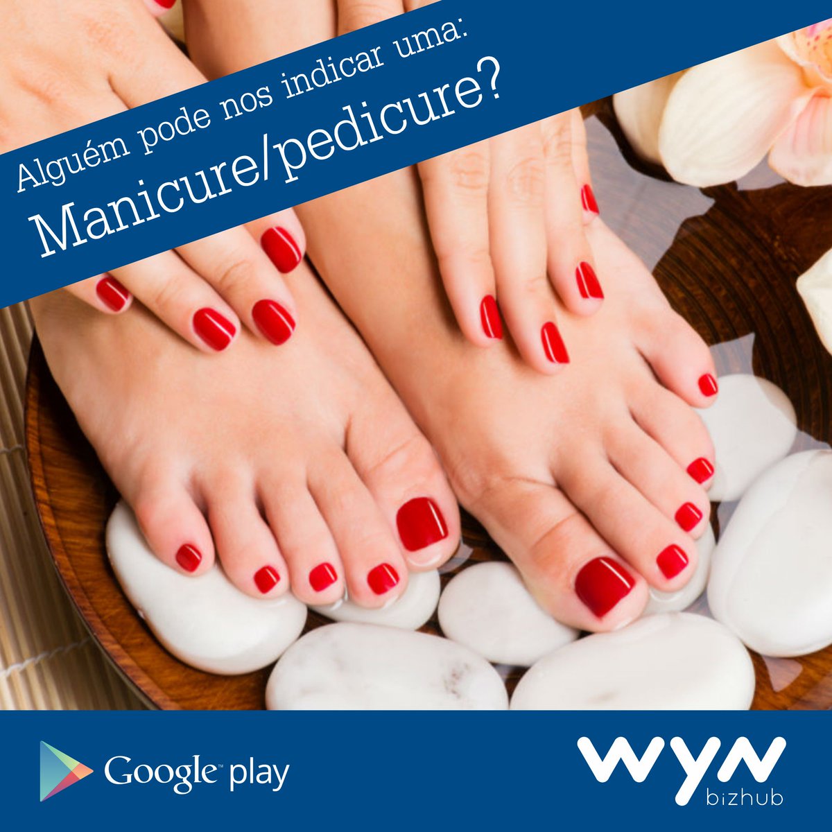 WYN_BizHub's tweet photo. O final de semana está chegando e nossas usuárias estão precisando de Manicure. Alguém pode nos indicar? #WYN https://t.co/X7wWELxDJX