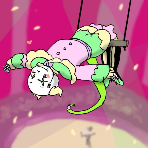 CuteCircusSkull's tweet photo. #OpenrRP *doing special trick* https://t.co/x9TdvcrlcS