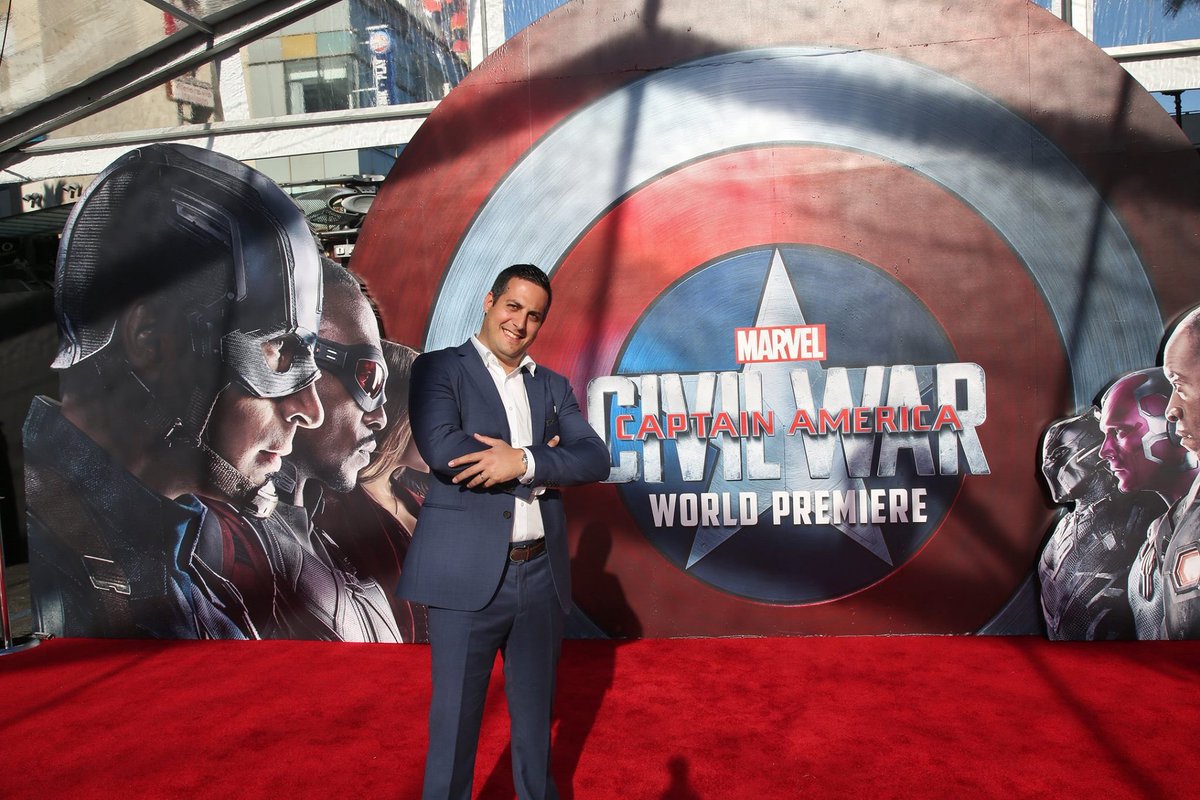 AAHGUAE's tweet photo. @DubaiOutletMall contest winner Mayar is all smiles at the red carpet premiere of Captain America Civil War. https://t.co/asMllrTop5