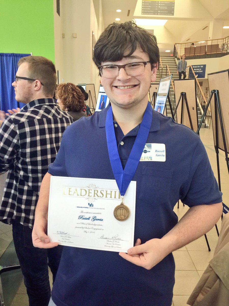 JessepediaFiles's tweet photo. Check out Russell representing! @WilkesonQuad @UBRHA @UBNRHH #PillarsofLeadership #UBuffalo #recognition 🤘💙 https://t.co/13EYwzJwN0