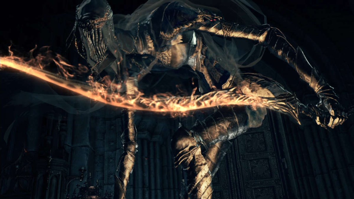 IGN's tweet photo. #DarkSouls3 players! We need your input. Which boss is the hardest one in the game? https://t.co/SjrSRCQfii https://t.co/z49zqA5OTt