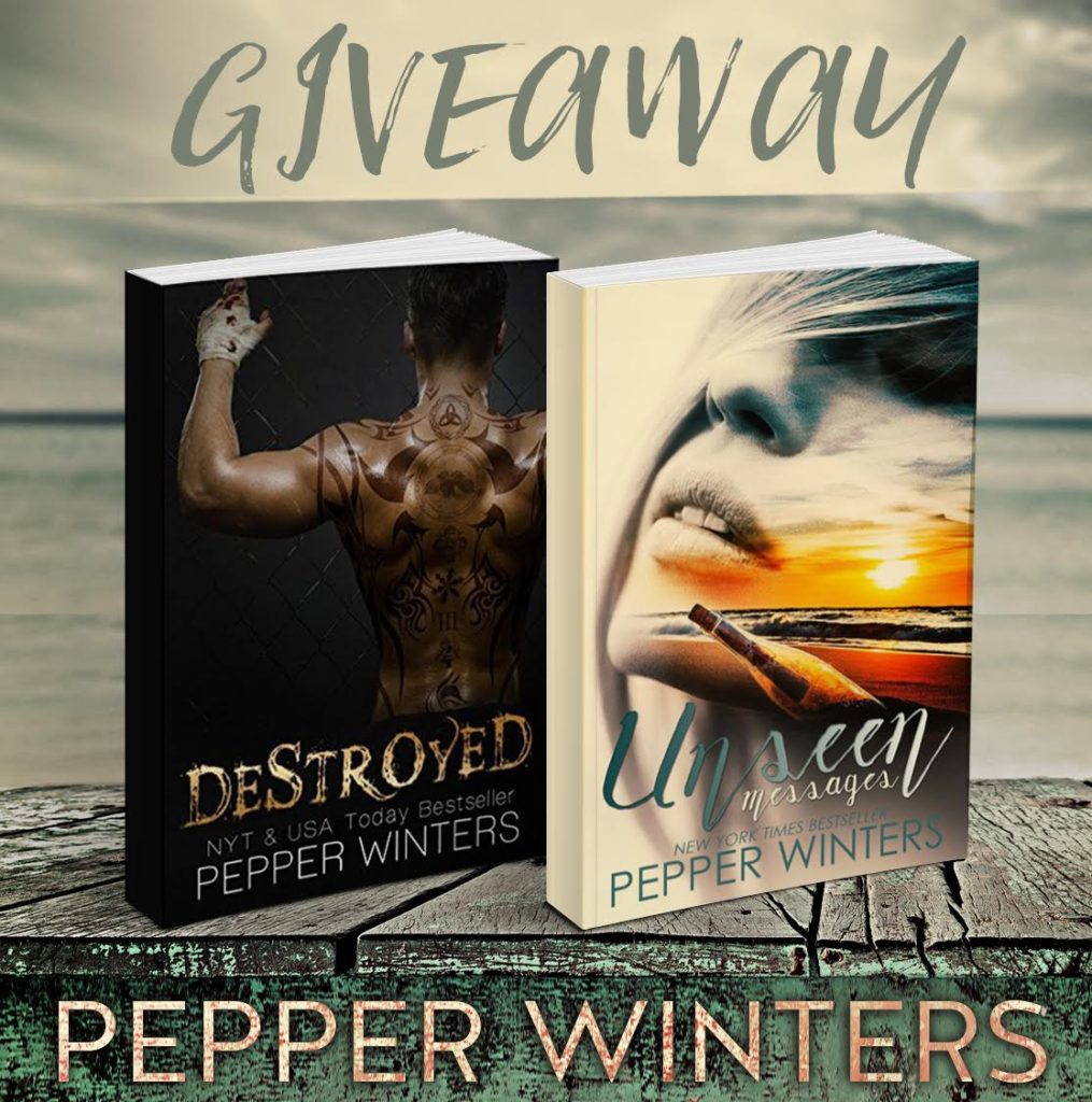 bookstuff9's tweet image. ✰✰ Giveaway Blitz ~ Unseen Messages &amp;amp; Destroyed by Pepper Winters ✰✰ bookskater.com/30505-2/