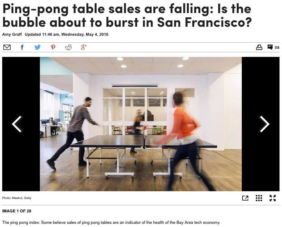 4ndrewbiz's tweet photo. #BayArea ping pong table #sales drop, reflects #tech slow down!!? https://t.co/JscQLMH5YQ #techcanary #startup https://t.co/jq6iM8mUxk