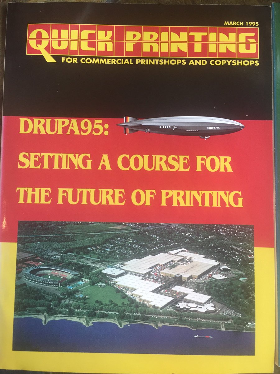 PrintingNews's tweet image. As we look forward to #drupa2016, we take a look back at drupa 1995 in this week&apos;s #TBT
