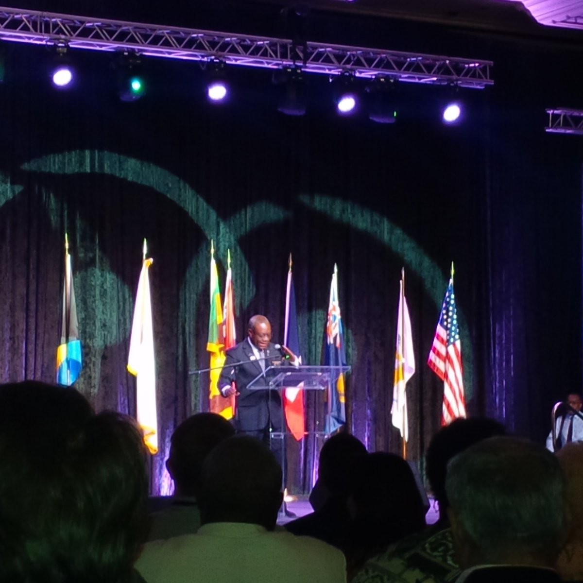 nassausunrise's tweet photo. DG Felix welcoming #Rotarians #DistrictConference @DGFelix1 @Cyarla @rotary7020 @MCASmith @hramchandani @AzaletaIN https://t.co/fmTQNaREU2