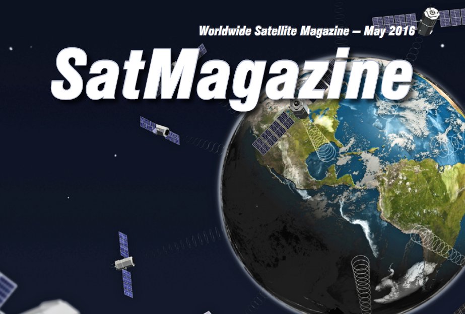 SatNewsEvents's tweet photo. The May 2016 edition of SatMagazine is available on our website: https://t.co/oaUzKE3DJO 

#satnews #satellite #news https://t.co/UoQg5q5Z5K