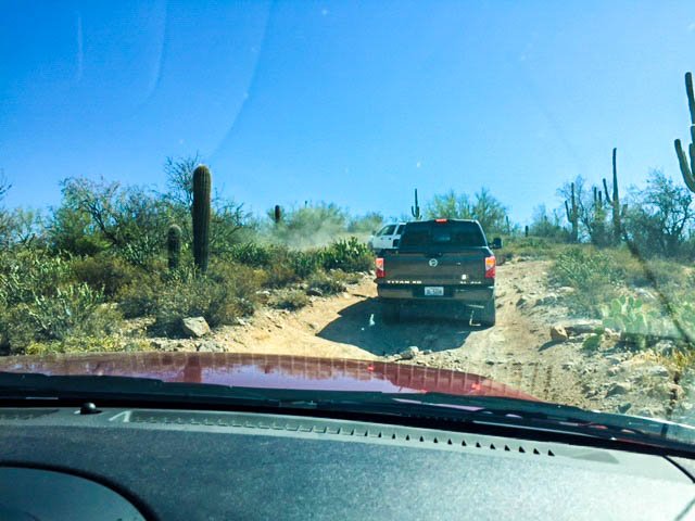 PDI_usa's tweet photo. Team #PDI pushing the boundaries of the #Nissan #Titan in the Four Peaks Wilderness! https://t.co/wtL7SsAjhY