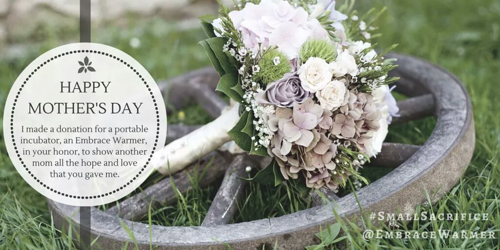 smallsacrifice5's tweet photo. Don't know what to get for #MothersDay? The gift of life for a newborn baby? @embracewarmer https://t.co/QxTtnmdMt1 https://t.co/HlAV8oafgq