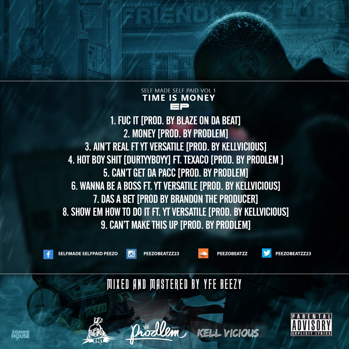 selfmade_peezo's tweet photo. SelfMade SelfPaid VOL.1: #TimeIsMoneyEP by @peezobeatzz23 droppin THIS SUNDAY, MAY 8th‼️‼️😈😈🖕🏽🖕🏽💯💯 #LIKE #RETWEET https://t.co/erhQy7HiMn