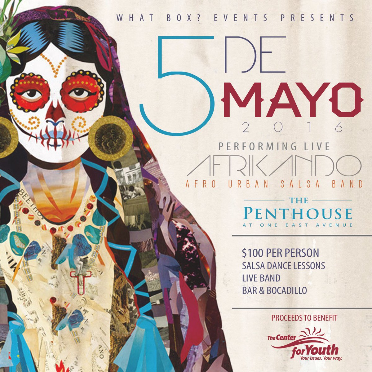 WhatBoxEvents's tweet image. Don't forget to join us on the rooftop tonight to celebrate! 7-11pm. Tix available at the door! #CincoDeMayo #ROC