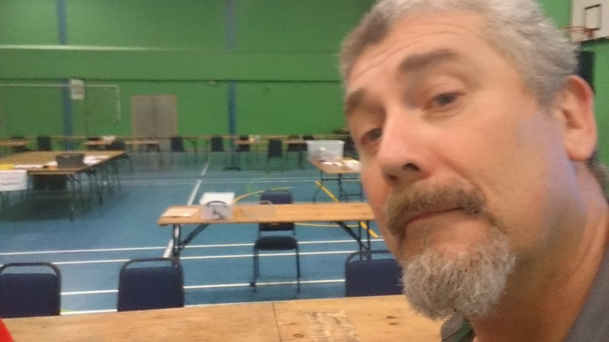 Elections manager Darren gives the final check to our count room this afternoon  #LE2016